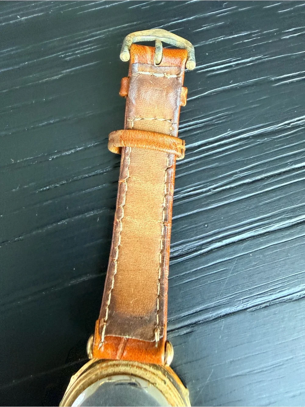 Leather Strap Women's Watch with Interchangeable Color Bezels - Brown